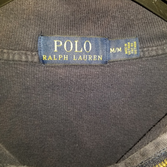 POLO SWEATER HALF ZIP UP SIZE MEDIUM - Picture 3 of 3